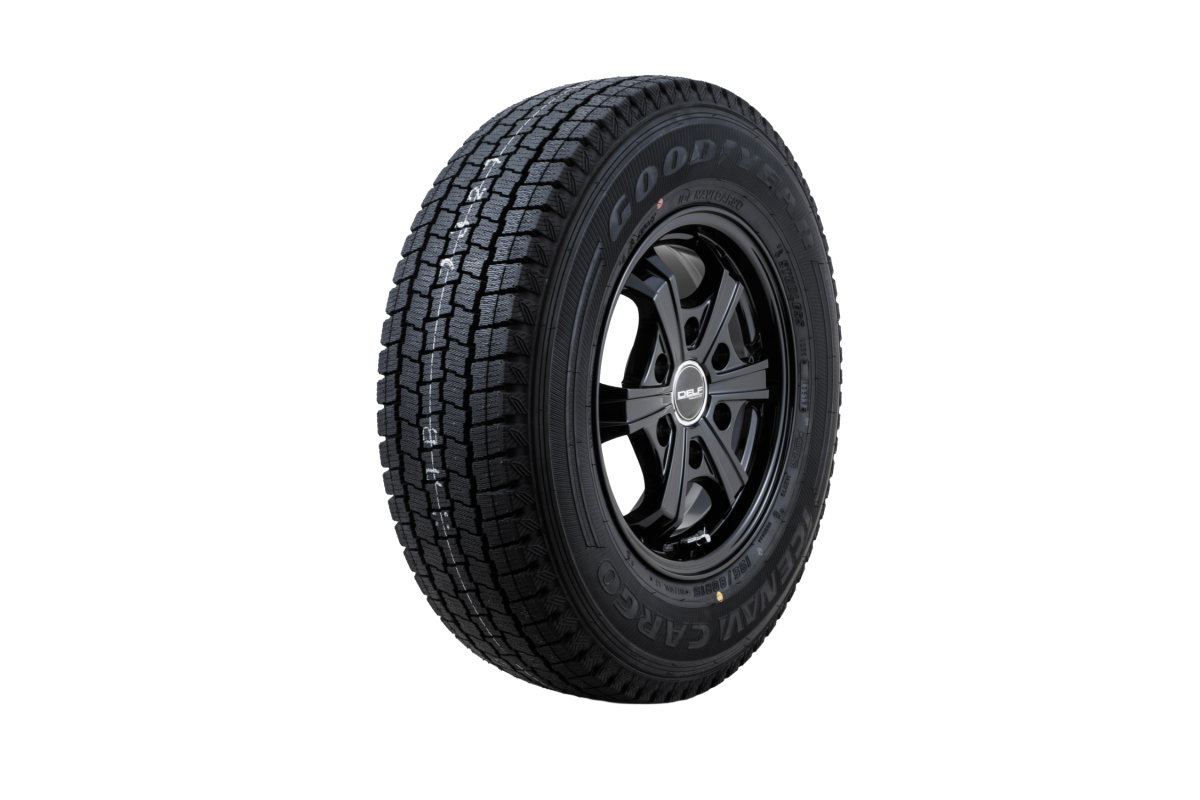ハイエース　スタッドレスタイヤ　フレックス デルフ ゼロファイブ DF-05 ハイエース】DF05-15GB 15インチホイール＋ICENAVIスタッドレスタイヤ