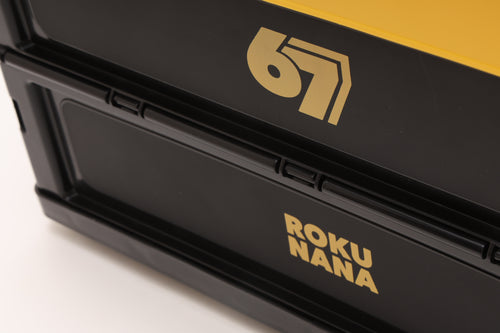 67 ROKU NANA コンテナBOX ブラック 中サイズ
