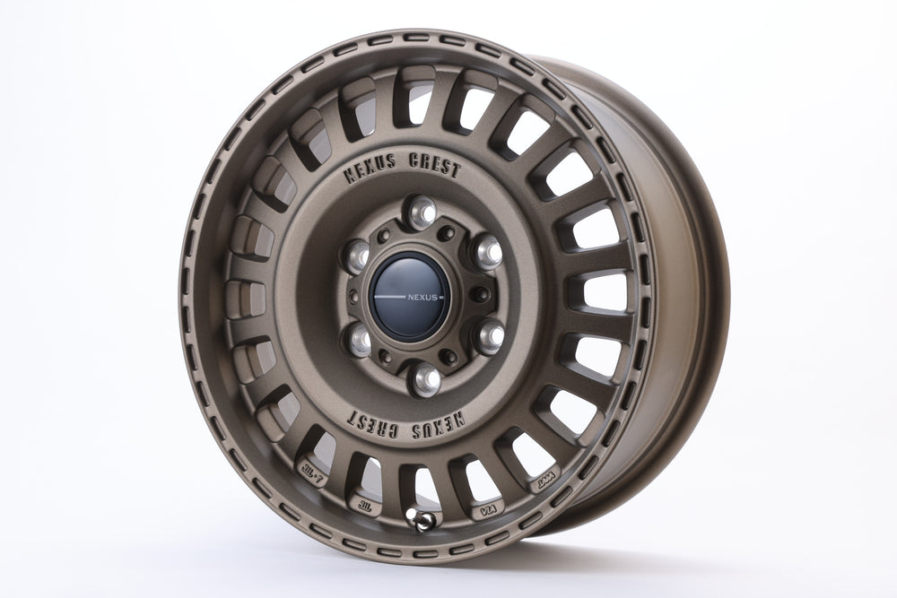 【ハイエース】NEXUS CREST DESERT GOLD 16インチホイール ＋ NASCAR PLUS 215/65R16 109/107 LT規格(4本セット)