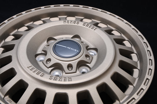 【ハイエース】NEXUS CREST DESERT GOLD 16インチホイール ＋ NASCAR PLUS 215/65R16 109/107 LT規格(4本セット)