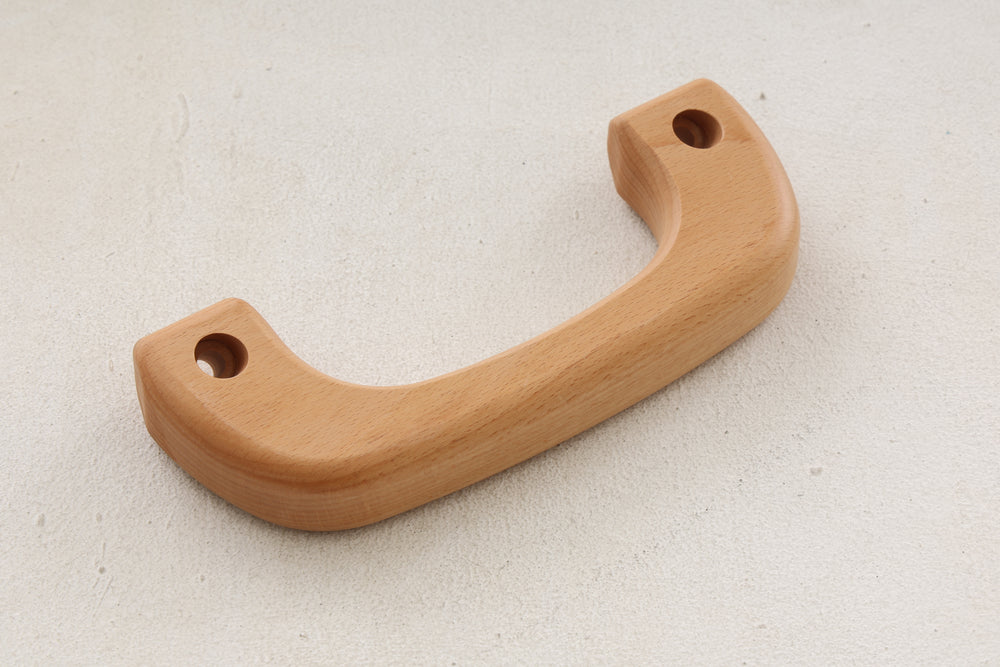 【ハイエース】アシストグリップ フロント ナチュラルブラウン 左右セット