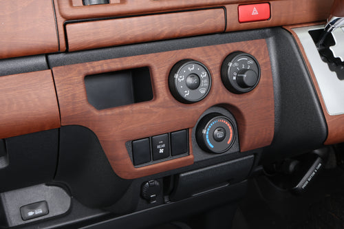 【ハイエース】茶木目 エアコンパネル 4型以降 DX専用