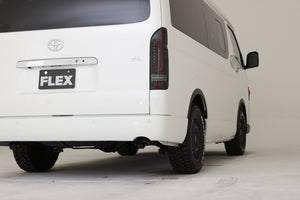 【ハイエース】ULTIMATE TYPE2 LEDテールランプ BLACK