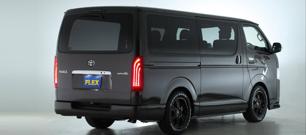 【ハイエース】FLEXオリジナル LEDテールランプ「煌（きらめき）」RED