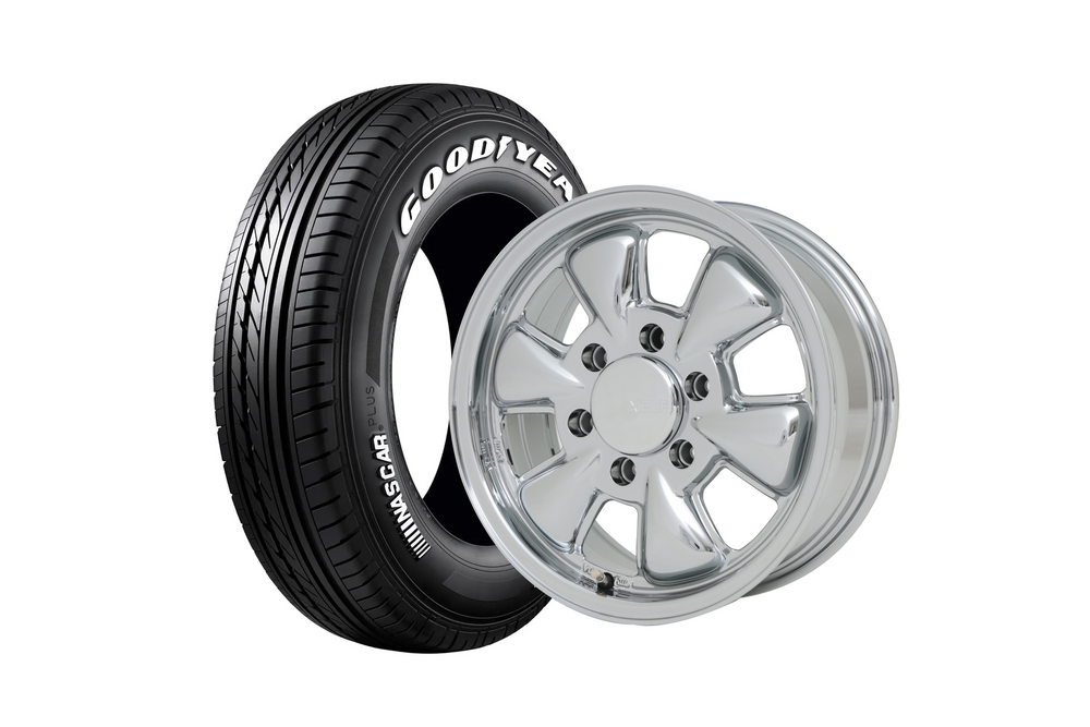 【ハイエース】XELF 04-16インホイール ＋ NASCAR PLUS 215/65R16 109/107 LT規格(4本セット)