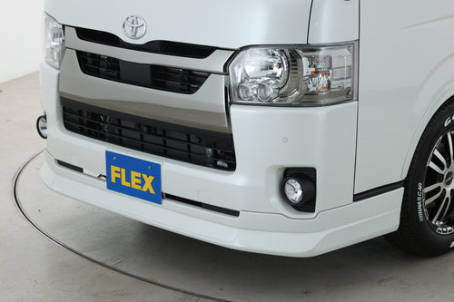 【ハイエース】Delfino Lineフロントスポイラー 4型標準塗装済070用
