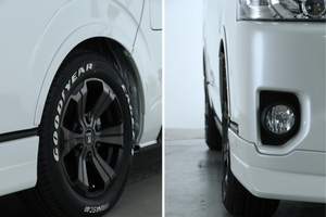 【ハイエース】Delfino Line オーバーフェンダー 塗装済089用