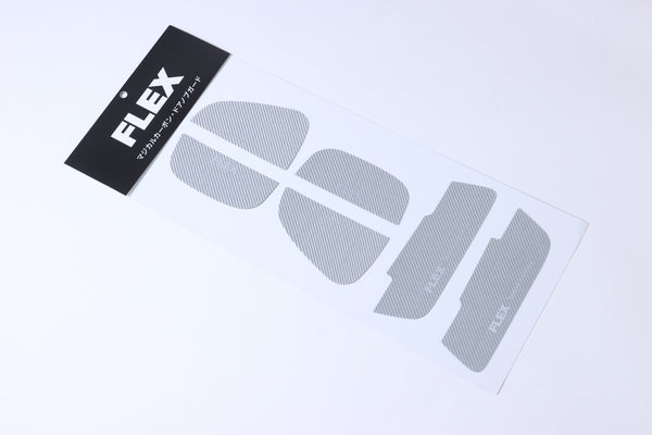 【ハイエース】マジカルカーボン・ドアノブガード シルバーカーボン