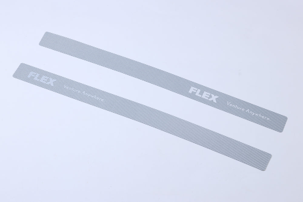 【ハイエース】マジカルカーボン・スカッフガード シルバーカーボン