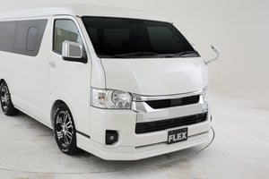 【ハイエース】FLEXバッドフェイスボンネット ワイドボディ用