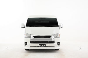 【ハイエース】FLEXバッドフェイスボンネット ワイドボディ用