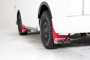 【ハイエース】67 ROKU NANA マッドフラップ Mud Flap for HIACE RED