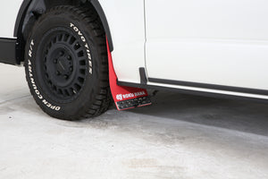 【ハイエース】67 ROKU NANA マッドフラップ Mud Flap for HIACE RED