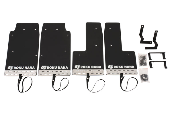 【ハイエース】67 ROKU NANA マッドフラップ Mud Flap for HIACE BLACK