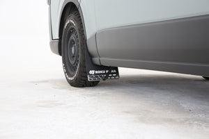 【ハイエース】67 ROKU NANA マッドフラップ Mud Flap for HIACE BLACK