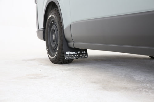 【ハイエース】67 ROKU NANA マッドフラップ Mud Flap for HIACE BLACK