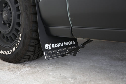 【ハイエース】67 ROKU NANA マッドフラップ Mud Flap for HIACE BLACK