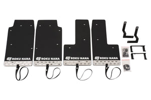 【ハイエース】67 ROKU NANA マッドフラップ Mud Flap for HIACE BLACK