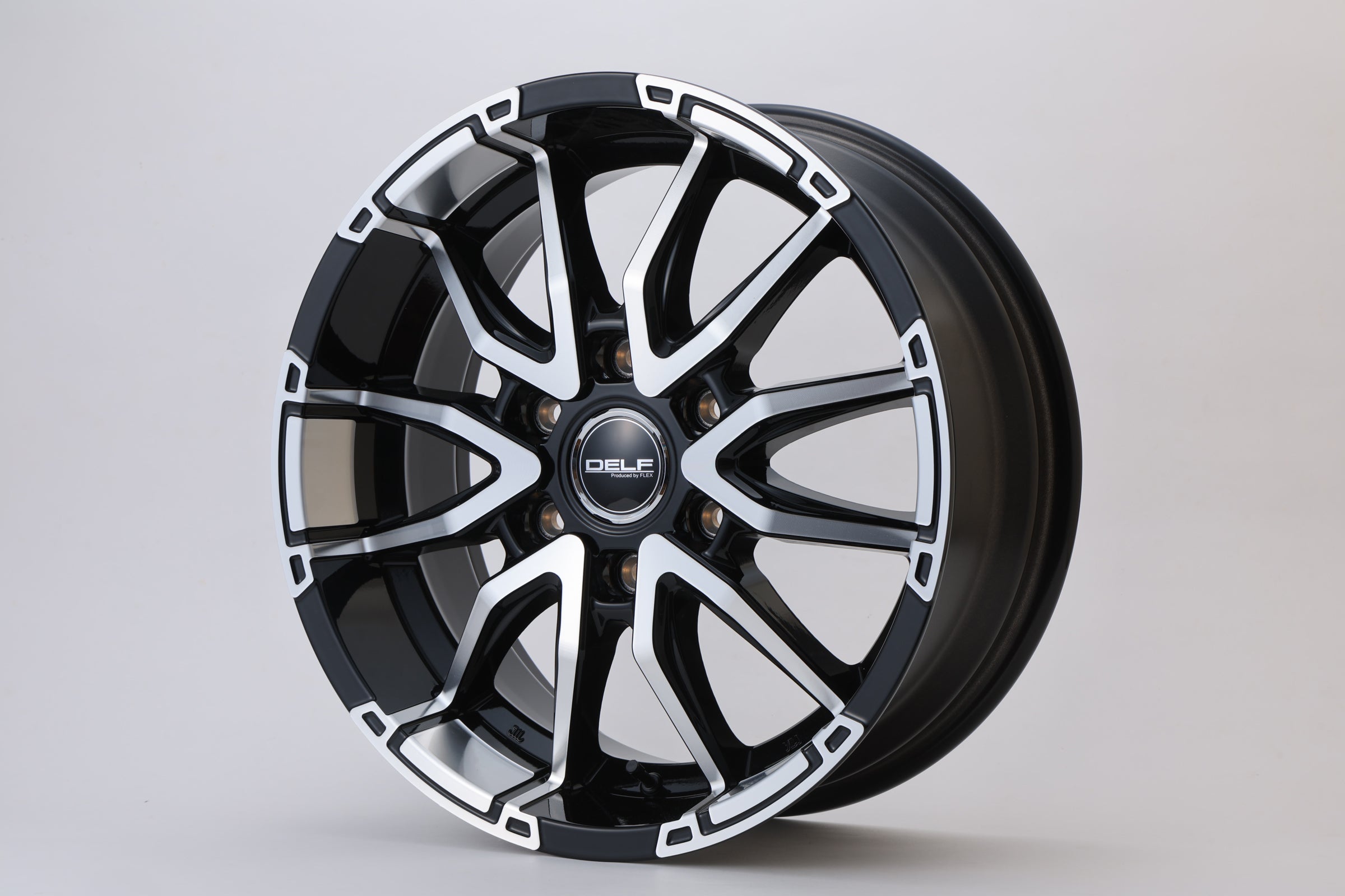 ハイエース　DELFT 17インチ スポークデザインホイール ハイエース】Delf06-17BP 17インチホイール ホイール単品(1本)