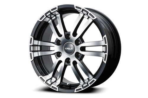 【ハイエース】Delf02-18BP 18インチホイール ＋ EAGLE LS EXE 225/45R18 95XL(4本セット)