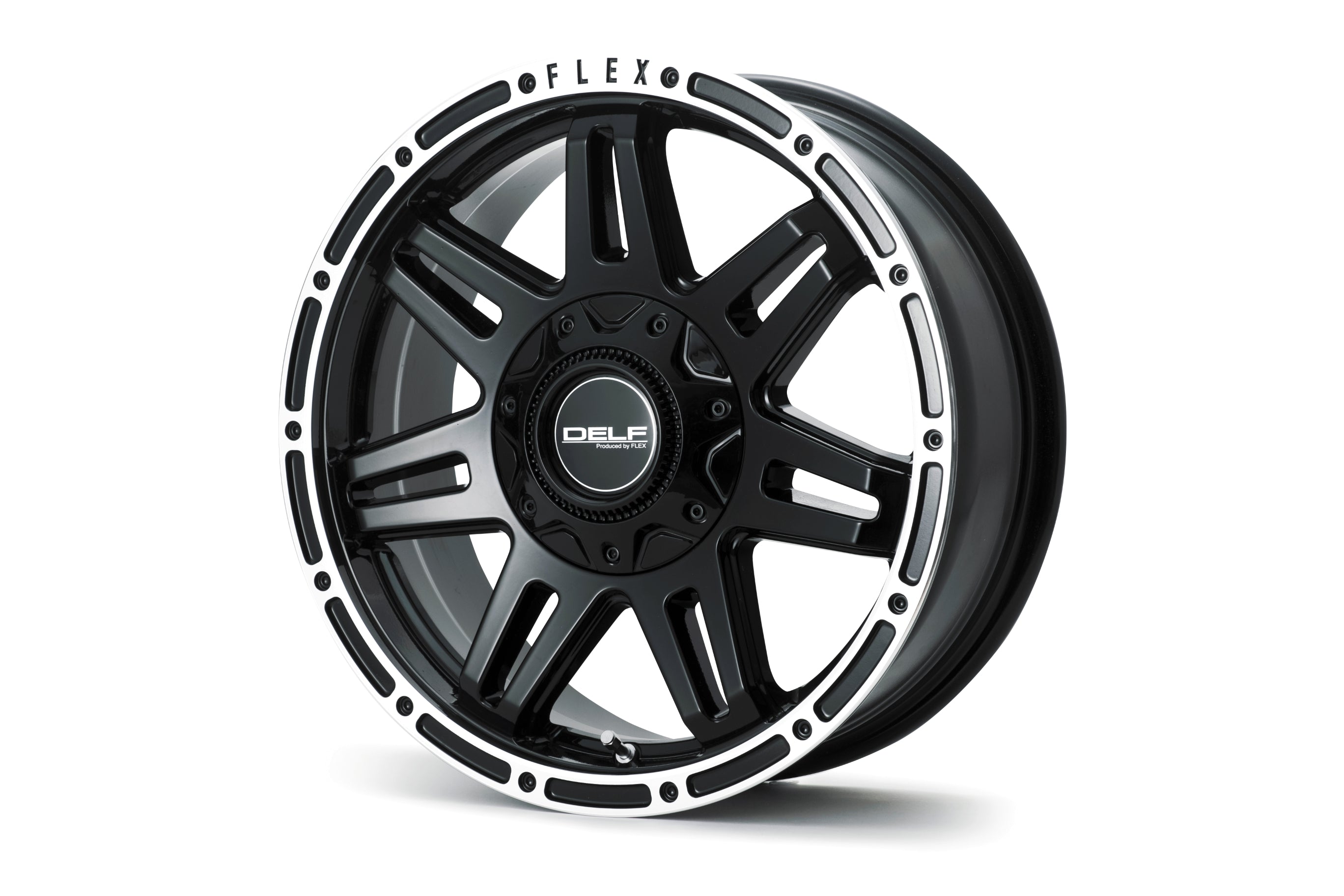 ハイエース17インチ DELF ホイール Goodyearタイヤ 4本セット ハイエース】Delf04-17GB 17インチホイール ホイール単品(1本)