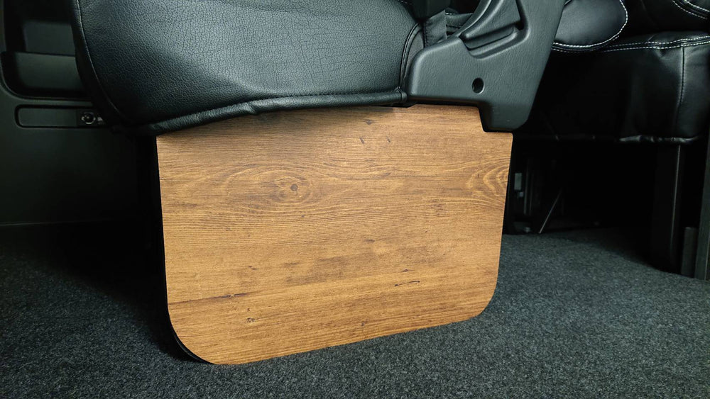 【ハイエース】サイドフットパネル1枚 茶木目