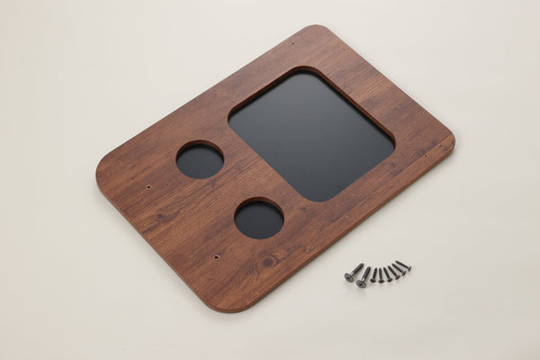 【ハイエース】zero_WAGON-table 茶（ワゴン2列目・3列目シート用）