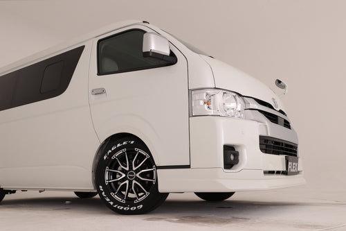 【ハイエース】Delf06-17BP 17インチホイール＋NASCAR PLUS 215/60R17 109/107 LT規格(4本セット)