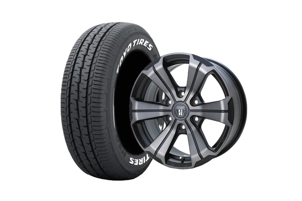 U-GRANDE17BR2-2MBC 17インチホイール ＋ TOYO TIRES H30 215/60R17 109/107 LT規格（4本セット)