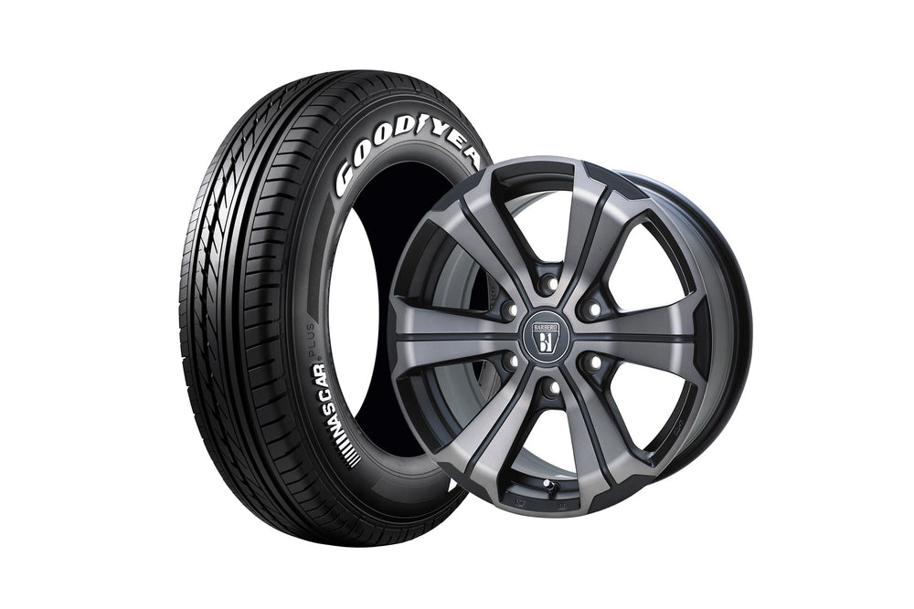 W-DEEPS17BR1-2MBC 17インチホイール ＋ NASCAR PLUS 215/60R17 109/107 LT規格（4本セット)