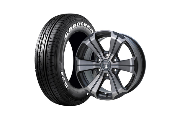 W-DEEPS17BR1-2MBC 17インチホイール ＋ NASCAR PLUS 215/60R17 109/107 LT規格（4本セット)