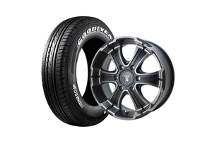 【ハイエース】W-DEEPS17BR1-2MBC 17インチホイール ＋ NASCAR PLUS 215/60R17 109/107 LT規格(4本セット)