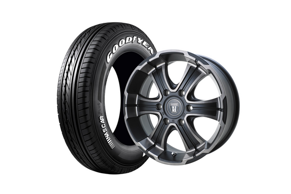 【ハイエース】W-DEEPS17BR1-2MBC 17インチホイール ＋ NASCAR PLUS 215/60R17 109/107 LT規格(4本セット)