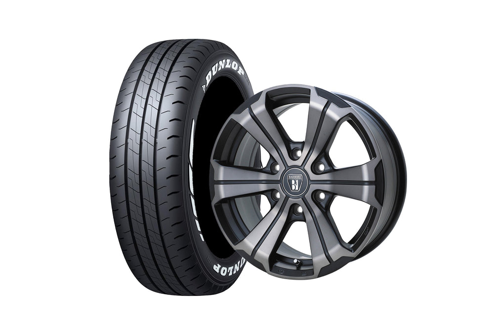 W-DEEPS17BR1-2MBC 17インチホイール ＋ DUNLOP W01 215/60R17 LT規格（4本セット)