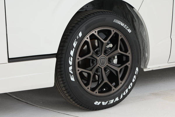 STYLING HEX HE17-2MBC 17インチホイール ＋ NASCAR PLUS 215/60R17 109/107 LT規格（4本セット)