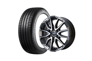 Delf06-18BP 18インチホイール ＋ EAGLE RV-F02 225/50R18 99VXL（4本セット)