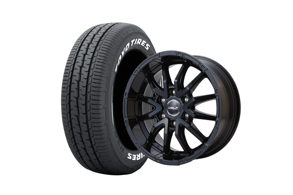 Delf06-18GB 18インチホイール ＋ TOYO TIRES H30 225/50R18 107/105 LT規格（4本セット)