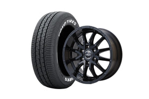 Delf06-18GB 18インチホイール ＋ TOYO TIRES H30 225/50R18 107/105 LT規格（4本セット)