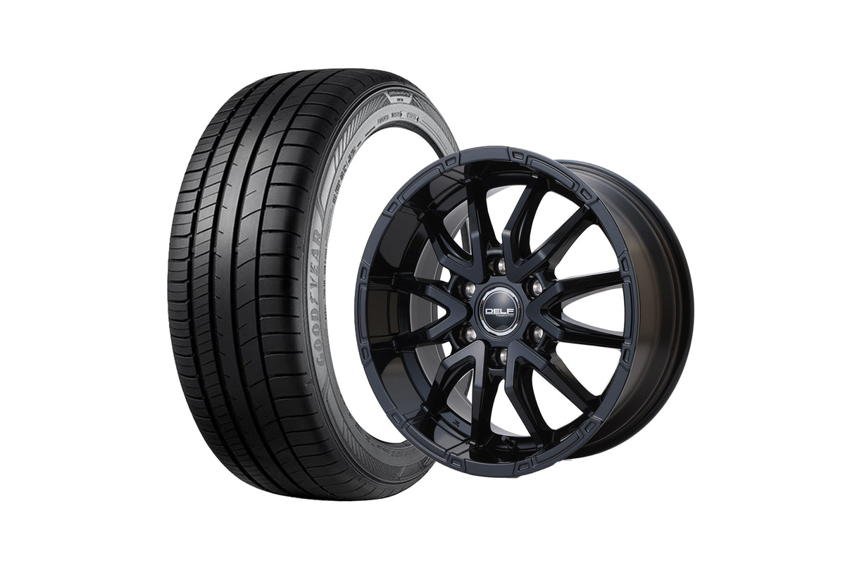 ハイエース】Delf06-18GB 18インチホイール ＋ EAGLE RV-F02 225/50R18 