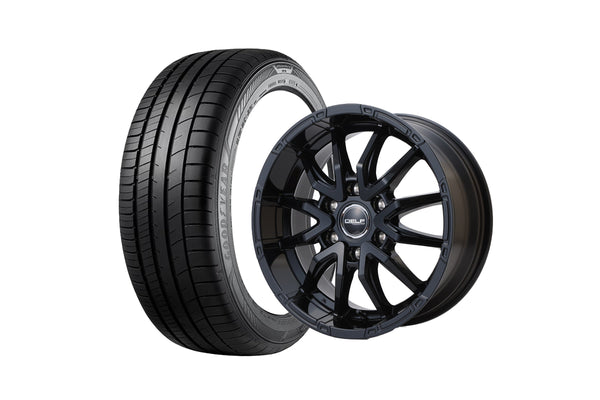 Delf06-18GB 18インチホイール ＋ EAGLE RV-F02 225/50R18 99VXL（4本セット)