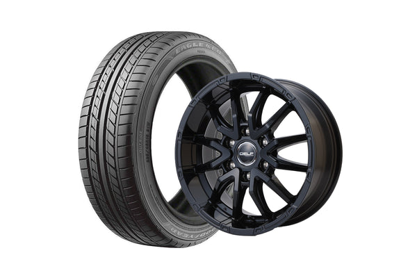 Delf06-18GB 18インチホイール ＋ EAGLE LS EXE 225/45R18 95XL（4本セット)