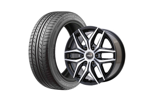 【ハイエース】Delf01-18BPⅡ 18インチホイール ＋ EAGLE LS EXE 225/45R18 95XL(4本セット)