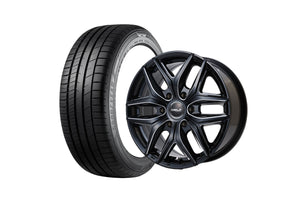 Delf01-18BMⅡ 18インチホイール ＋ EAGLE RV-F02 225/50R18 99VXL（4本セット)