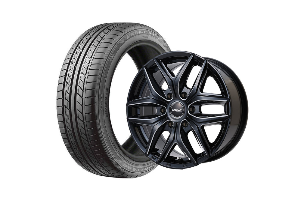 Delf01-18BMⅡ 18インチホイール ＋ EAGLE LS EXE 225/45R18 95XL（4本セット)