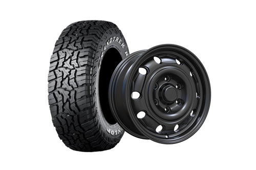 【ハイエース】PAW16 16インチホイール ＋ GRANDTREK R/T01 215/65R16 109/107Q ホワイトレター(4本セット)