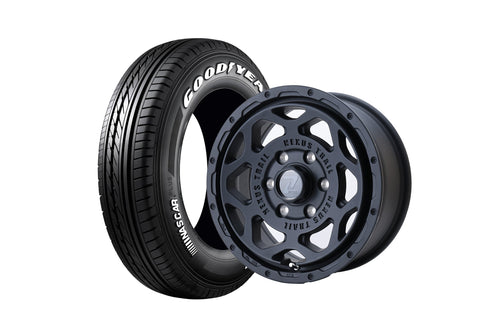 【ハイエース】NEXUS TRAIL NT-1 16インチホイール ＋ NASCAR PLUS 215/65R16 109/107 LT規格(4本セット)