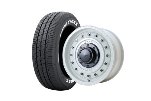 【ハイエース】DEAN COLORADO MARGUERITE WHITE 16インチホイール ＋ TOYO TIRES H30 215/65R16 109/107 LT規格(4本セット)