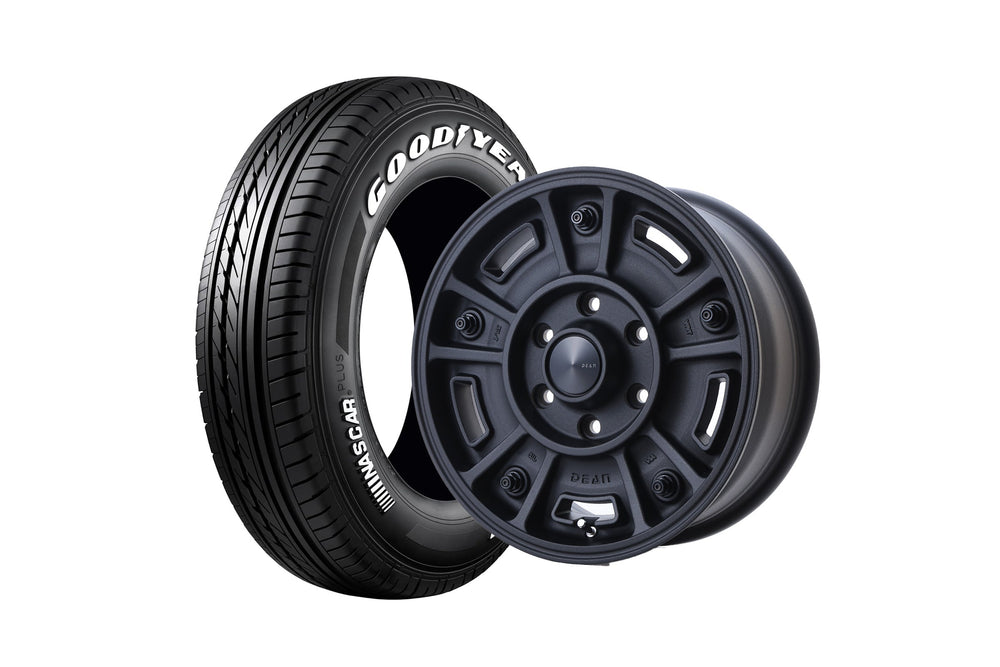 BJ MEXICAN 16インチホイール ＋ NASCAR PLUS 215/65R16 109/107 LT規格（4本セット)