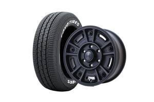 BJ MEXICAN 16インチホイール ＋ TOYO TIRES H30 215/65R16 109/107 LT規格（4本セット)