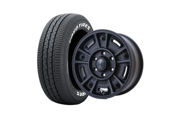 BJ MEXICAN 16インチホイール ＋ TOYO TIRES H30 215/65R16 109/107 LT規格（4本セット)